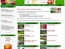 Tablet Screenshot of annuaire-fleuristes.com